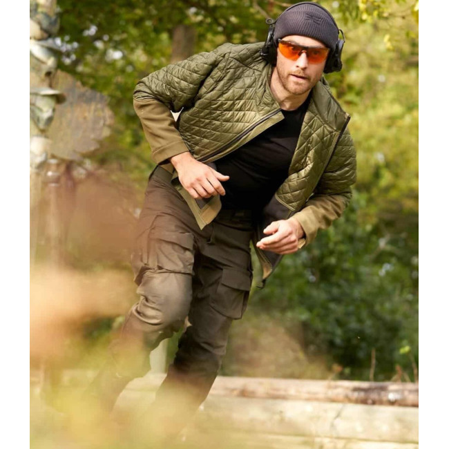 Softshell jas STORM bi-materiaal UNDERCOVER Kaki - GK Pro