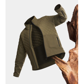 Veste softshell STORM bi-matière UNDERCOVER Kaki - GK