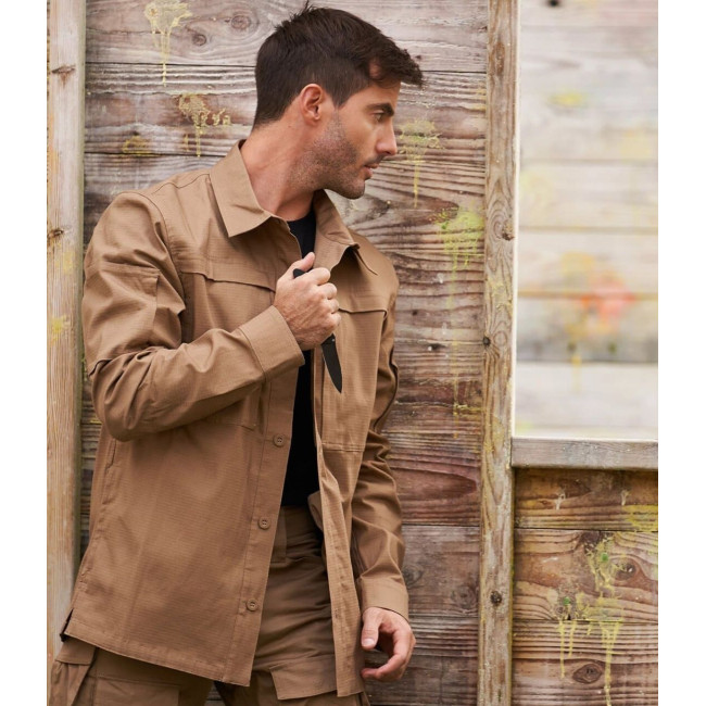 Chemise SURVIVOR Ripstop Undercover Coyote - GK Pro