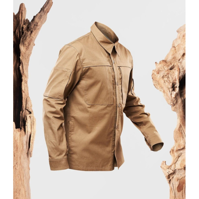 Overhemd SURVIVOR Ripstop Undercover Coyote - GK Pro