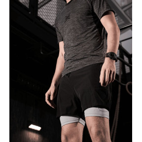 Short de sport 2 en 1 UNDERCOVER Noir - GK Pro