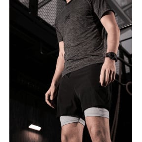 Short de sport 2 en 1 UNDERCOVER Noir - GK Pro