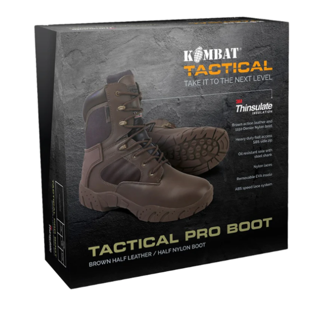Tactical Pro Boots braun - Kombat Tactical