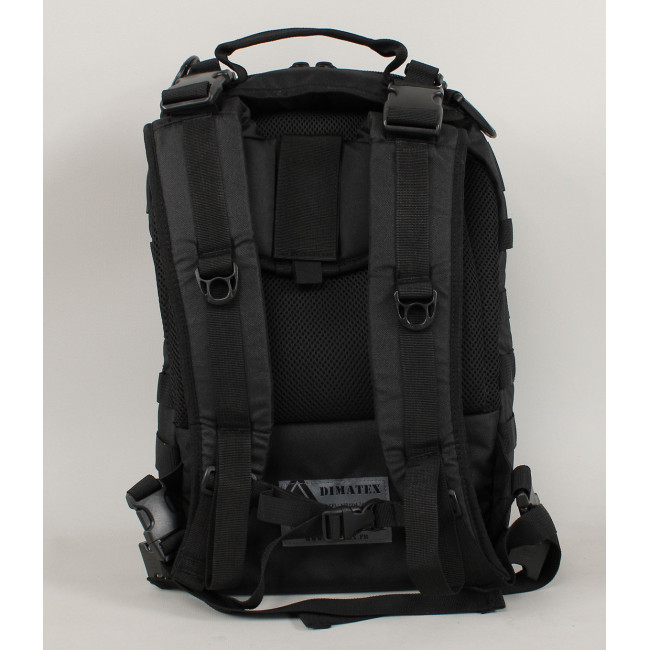 Sac à dos d'intervention MATT Full black noir - Dimatex