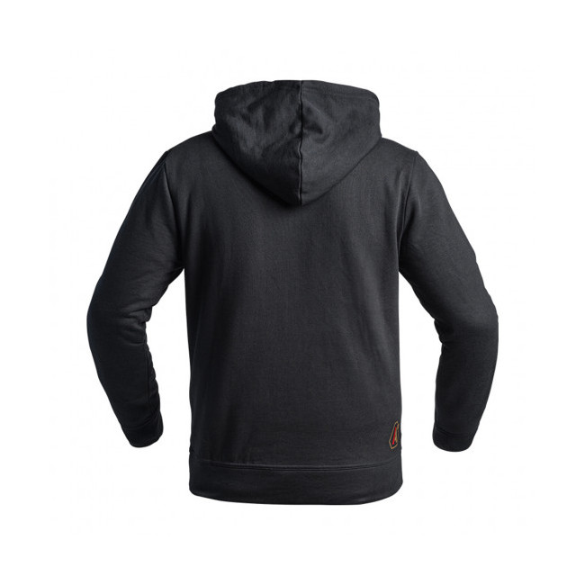 Hoodie A10 schwarz mit tan / roten Logos - A10 Equipment
