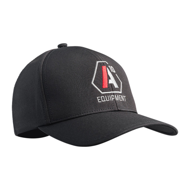 Czapka Stretch Fit A10 czarna logo białe / czerwone - A10 Equipment